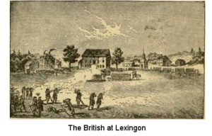 The British at Lexington